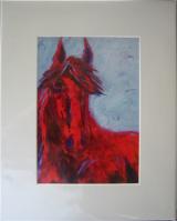 Friesian Horse Red