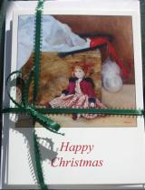 Christmas Card Set Christmas Doll